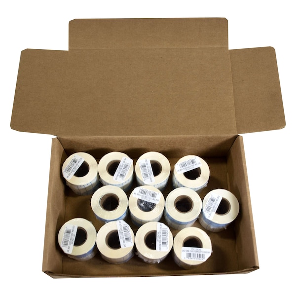 Daymark Dissolvable Adhesive 2"x2" Square Item Date Use By Label, PK3000 IT112438B - main